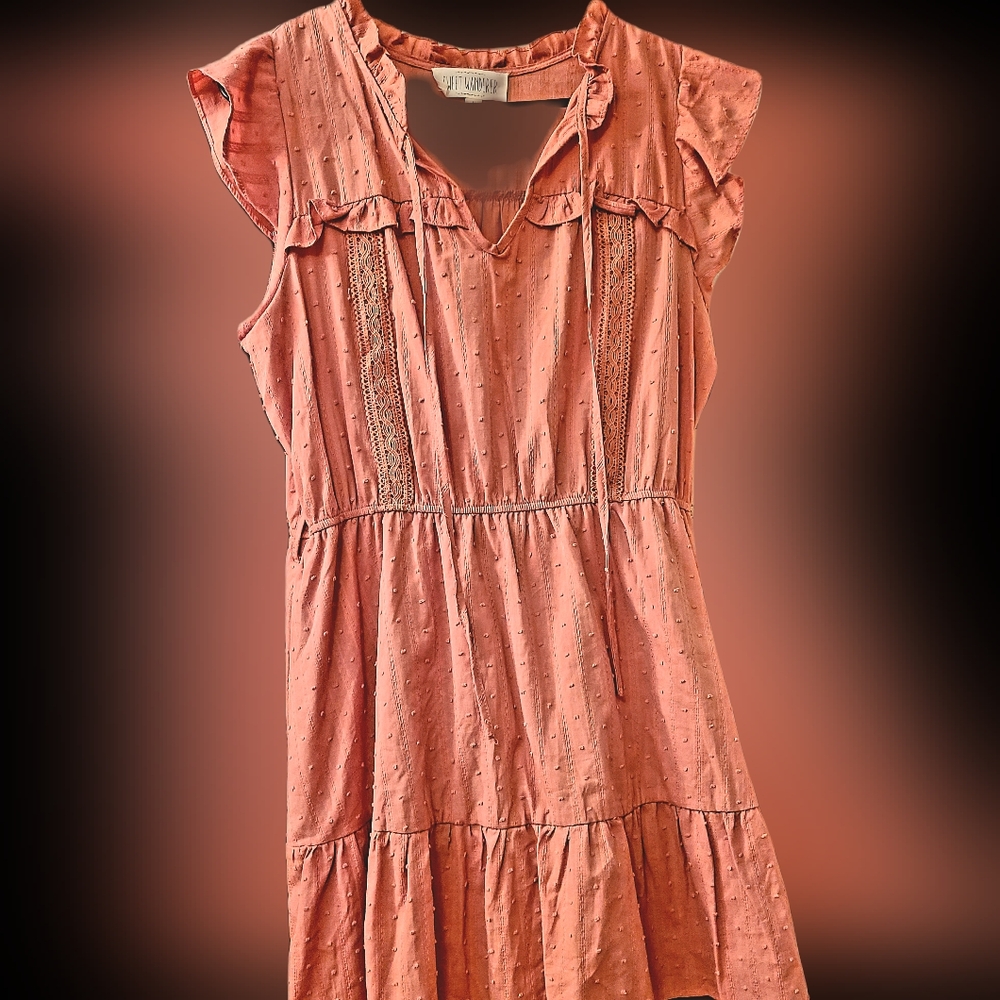 SWEET WANDERER SIZE XL NWT BLUSH PINK ABOVE KNEE DRESS